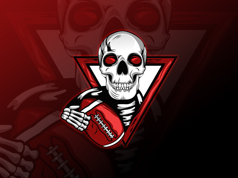 American football skull emblem by Hengky Yulio on Dribbble