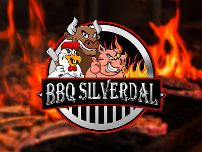 BBQ LOGO DESIGN bbq bbq logo branding graphic design grill grill logo icon illustration logo logo design mascot logo pig logo restaurante vector