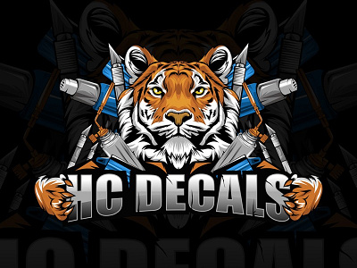 Tiger mascot logo design