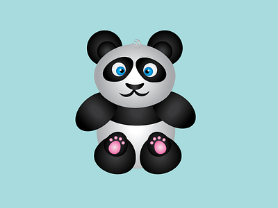 panda animals art drawing graphicdesign illustration illustrator panda vector vector art vector illustration vectorworks