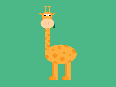 Giraffe animals animation art creative design giraffe graphicdesign illustration illustrator vector vector art vector illustration vectorworks