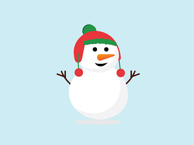 Snowman art cartoon character cold drawing graphicdesign illustration illustrator snow snowman vector art vector illustration vectorart vectorworks winter