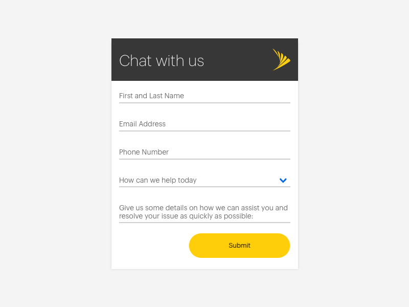 Chat [gif] animation button chat clean modal submit support ui ux web