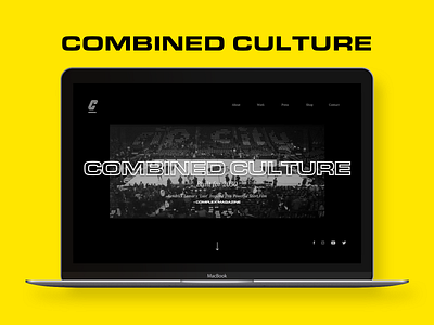 Combined Culture Redesign branding redesign ui website