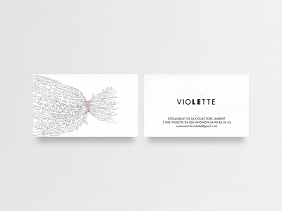 carte VIOLETTE logo restaurant