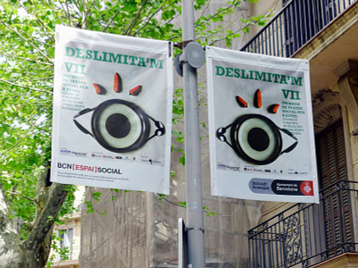 VII Deslimita'm Festival Identity art direction banner design broucher event branding graphic design photography poster design stationery street banner theatre