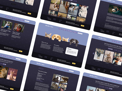 Animal shelter website design