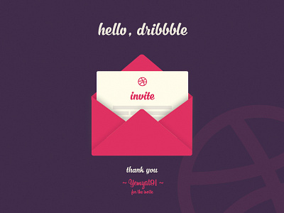 hello, dribbble !