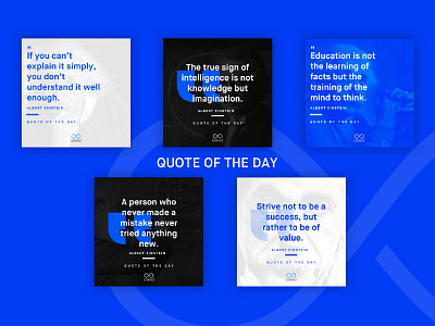 Quote Of The Day // Connect branding einstein inspiration qotd quote social media