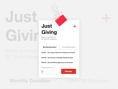 Just Giving + // Piece of an NGO project I'm working on