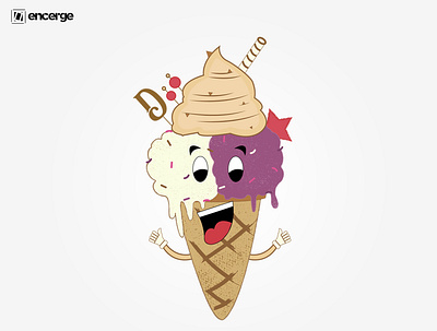 Ice Cream Moods happy ice cream ice cream icecream illustration sad ice cream t shirt design vector vector art