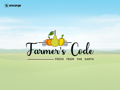 Farmers Code Logo Design brand design brand identity branding farmer farmer brand identity farming graphic design illustration logo logo design