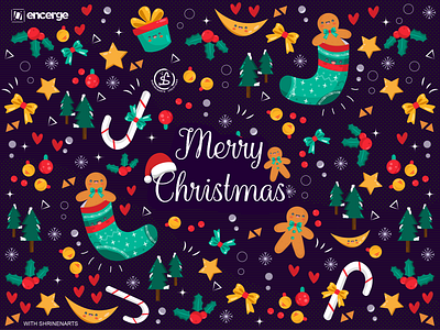 Christmas Pattern Design christmas christmas pattern design design doodle graphic design illustration illustration art pattern art pattern design