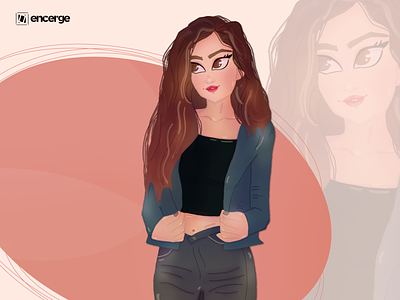 Girl Character Illustration character illustration girl girl character girl illustration girl portrait graphic design illustration woman woman character woman illustration woman portrait