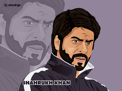 Caricature Shah Rukh Khan caricature digital art graphic design illustration illustration art portrait illustration vector