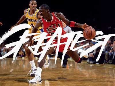 G.O.A.T. (brush pen) basketball branding design goat graphic design jordan lettering logo typography