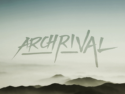 Archrival Lettering