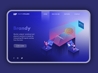 Landin page landing page design startup tech ui design ux design website design