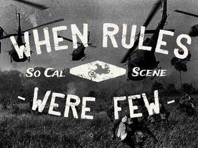 When Rules Were Few typography website