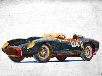 Ferrari Collage art collage ferrari