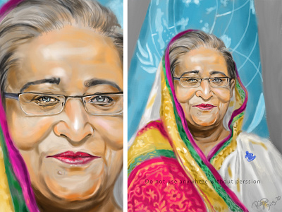 Portrait art bangladesh design digital portrait digitalart draw illustration portrait