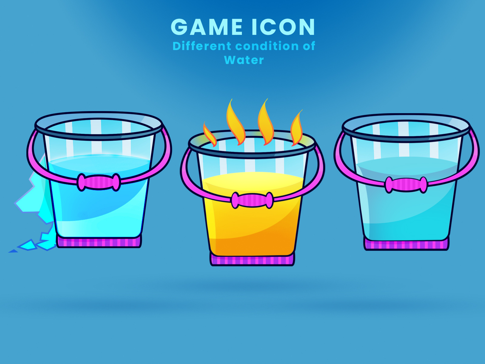 GAME ICON ILLUSTRATION UI by Raju sarker on Dribbble