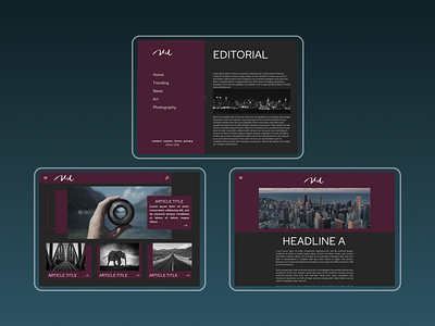 Editorial cross platform newsfeed product design ui ui design ux ux design webdesign website website design