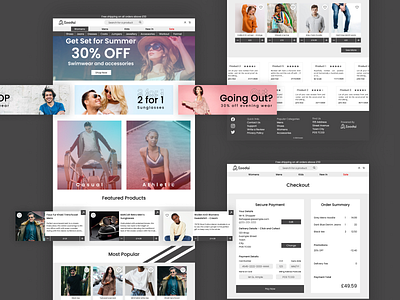 e-commerce platform branding checkout design ecommerce jakeux landing page payment product design ui ux web design website