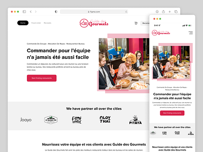 Food Delivery Website | Guidedesgourmets