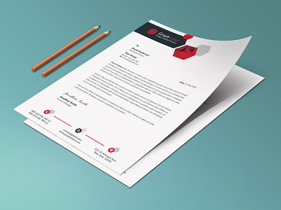 Clean Letterhead Template.