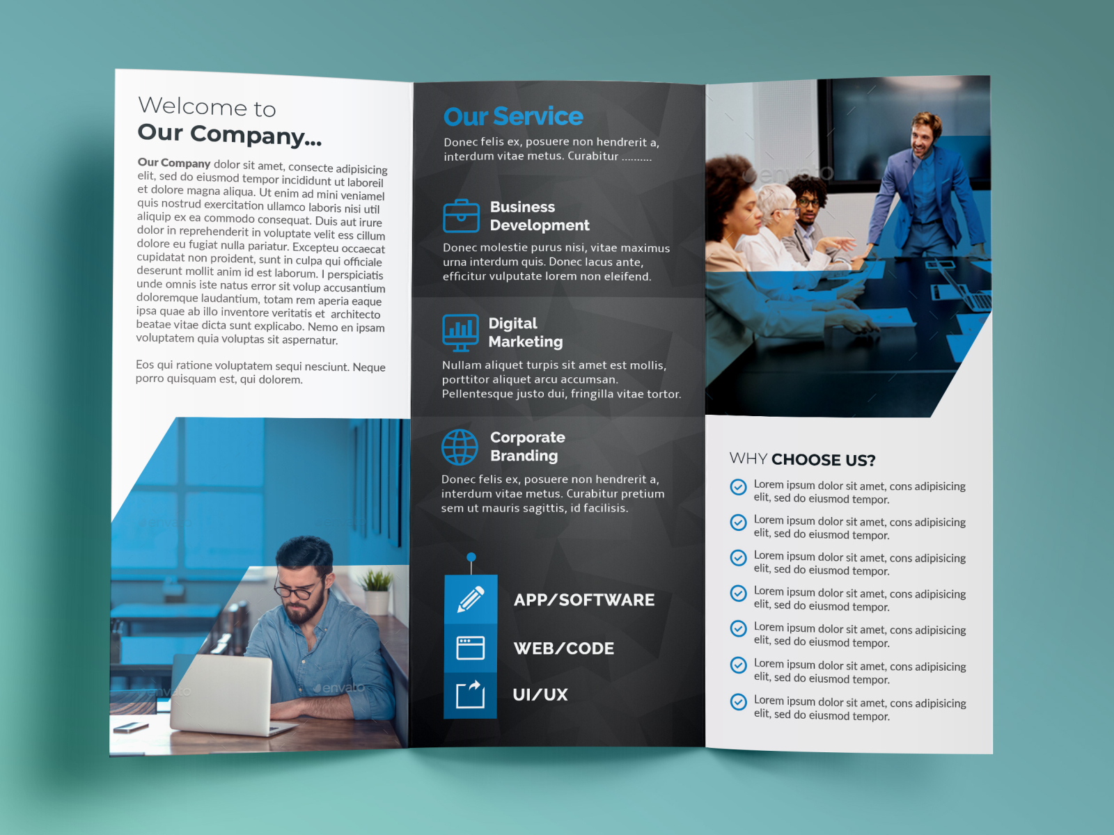 Trifold Brochure Design. by Graphstates on Dribbble