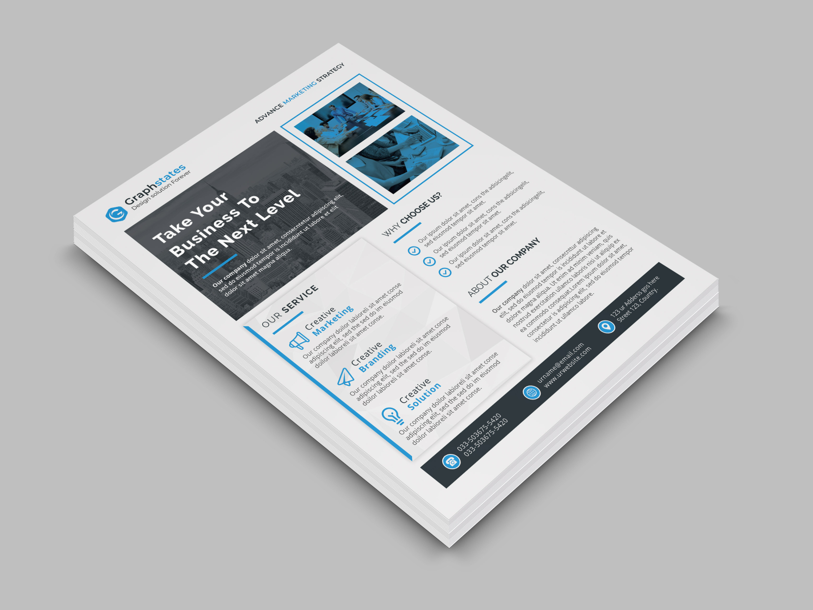 Corporate Flyer Design By Md Raju Ahemd On Dribbble