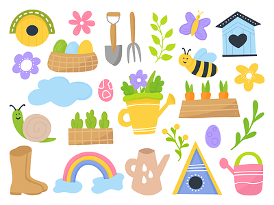 Spring Clipart Сollection