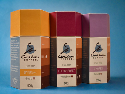 Caribou Coffee Packaging