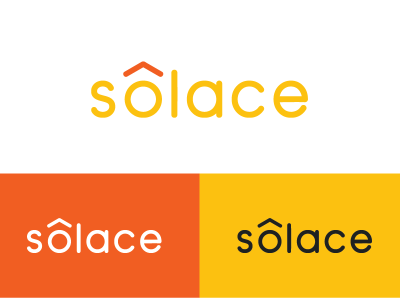 Solace Decor - Branding brand colours brandidentity branding branding design colour palette colours colourscheme design graphic graphicdesign logo orange vector yellow