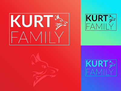 Kurt Family Logo art branding cloth design illustration illustrator label logo minimal tag tags turumaji typography