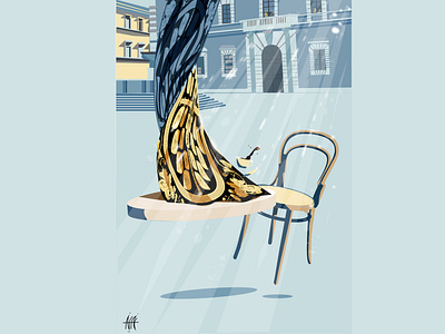 work by Adobe Illustrator,Rome,taly,Caffe