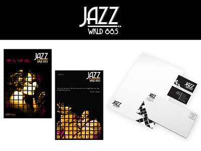 Jazz Radio Station Branding - Student Work