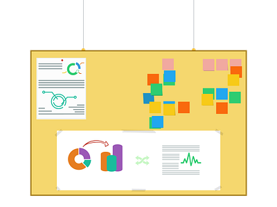 Flat illustration for an IT company - 'IT audit'