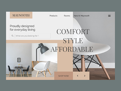 Maynooth Furniture uiuxdesign webdesign ui ux