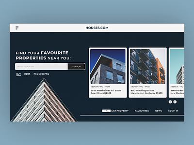 Houses.com uiuxdesign webdesign ui ux
