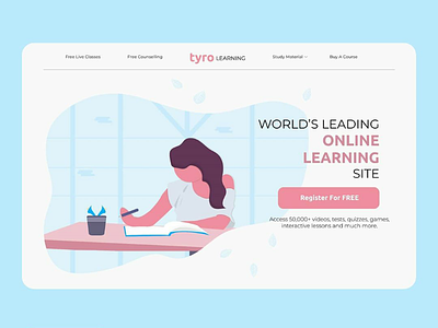Tyro Learning uiuxdesign webdesign ui ux