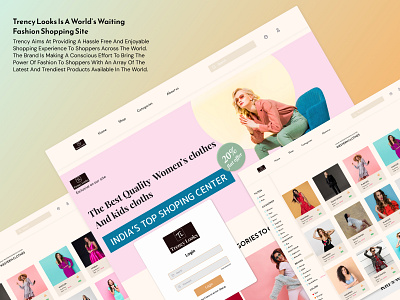 Fashion Shopping Site ui ux