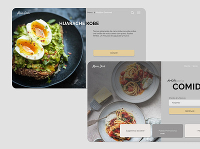 MainDish branding design ui ux web