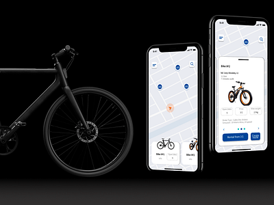 GoCycle app bicycle app bike share bike ui ux