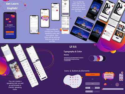 Get Learn English app design english englishlanguage icon illustration learn logo ui ux