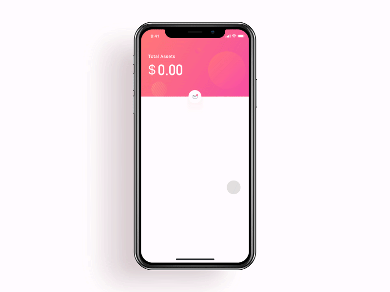 Financial app animation app ui ux