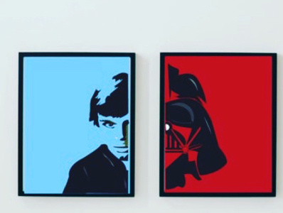 “LukeVader - The Other Half Edition” Print 2