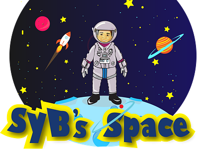 SyBs Space   Final Logo and Illustration