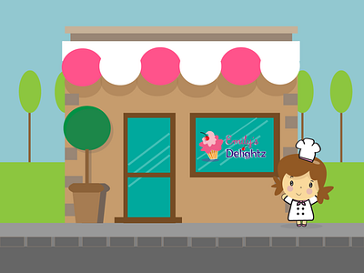 Bakery illustration for “Emily’s Delightz”